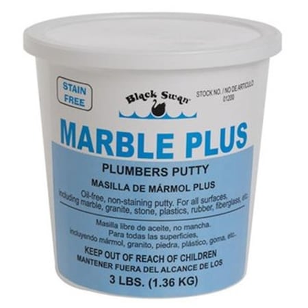 Black Swan Black Swan Manufacturing 139219059 9 oz 01190 Marble Plus Plumbers Putty 139219059